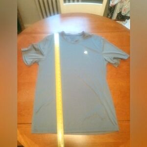 Champion Men's Grey Short Sleeve Athletic Tee Shirt - M